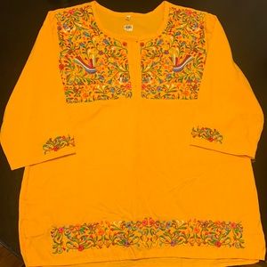 mexican handmade blouse Size G / L